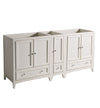 Fresca Oxford 71`` Traditional Double Sink Bathroom Cabinets