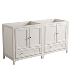 Fresca Oxford 59`` Traditional Double Sink Bathroom Cabinets