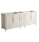 Fresca Oxford 83`` Traditional Double Sink Bathroom Cabinets