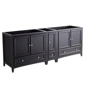 Fresca Oxford 83`` Traditional Double Sink Bathroom Cabinets
