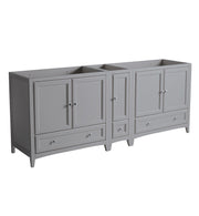 Fresca Oxford 83`` Traditional Double Sink Bathroom Cabinets