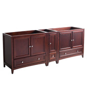 Fresca Oxford 83`` Traditional Double Sink Bathroom Cabinets