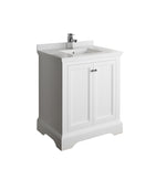 Fresca Windsor Textured Traditional Bathroom Cabinet w/ Top & Sink