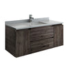 Fresca Formosa Wall Hung Modern Bathroom Cabinet w/ Top & Sink