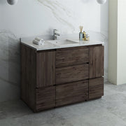 Fresca Formosa Floor Standing Modern Bathroom Cabinet w/ Top & Sink