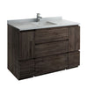 Fresca Formosa Floor Standing Modern Bathroom Cabinet w/ Top & Sink