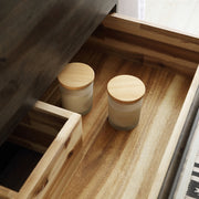 Fresca Formosa Floor Standing Open Bottom Double Sink Modern Bathroom Cabinet w/ Top & Sinks