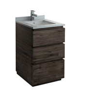 Fresca Formosa Floor Standing Modern Bathroom Cabinet w/ Top & Sink