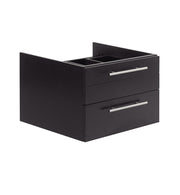 Fresca Lucera 24`` Wall Hung Vessel Sink Modern Bathroom Cabinet