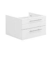 Fresca Lucera 24`` Wall Hung Undermount Sink Modern Bathroom Cabinet