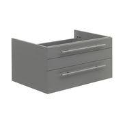 Fresca Lucera 30`` Wall Hung Undermount Sink Modern Bathroom Cabinet