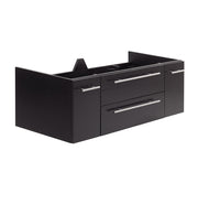 Fresca Lucera 48`` Wall Hung Double Undermount Sink Modern Bathroom Cabinet