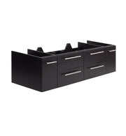 Fresca Lucera 60`` Wall Hung Single Undermount Sink Modern Bathroom Cabinet