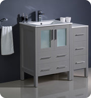 Fresca Torino Modern Bathroom Cabinets w/ Integrated Sink