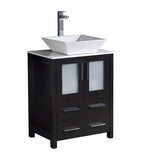 Fresca Torino Modern Bathroom Cabinet w/ Top & Vessel Sink