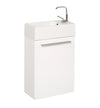 Fresca Pulito 16" Small White Modern Bathroom Vanity w/ Integrated Sink