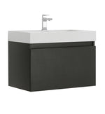 Fresca Mezzo Wall Hung Modern Bathroom Cabinet w/ Integrated Sink