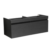 Fresca Mezzo 48`` Wall Hung Double Sink Modern Bathroom Cabinet