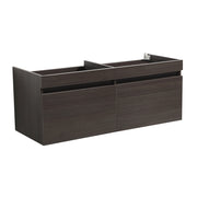 Fresca Mezzo 48`` Wall Hung Double Sink Modern Bathroom Cabinet
