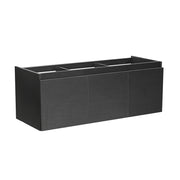 Fresca Mezzo 60`` Wall Hung Single Sink Modern Bathroom Cabinet