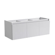 Fresca Mezzo 60`` Wall Hung Single Sink Modern Bathroom Cabinet