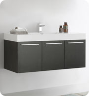 Fresca Vista Wall Hung Modern Bathroom Cabinet w/ Integrated Sink