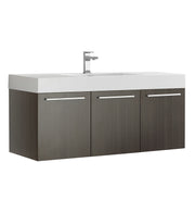 Fresca Vista Wall Hung Modern Bathroom Cabinet w/ Integrated Sink