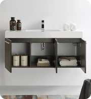 Fresca Vista Wall Hung Modern Bathroom Cabinet w/ Integrated Sink