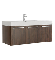 Fresca Vista Wall Hung Modern Bathroom Cabinet w/ Integrated Sink