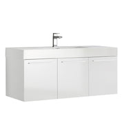 Fresca Vista Wall Hung Modern Bathroom Cabinet w/ Integrated Sink