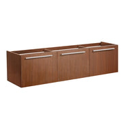 Fresca Vista 60`` Wall Hung Single Sink Modern Bathroom Cabinet