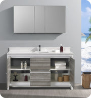 Fresca Allier Rio Single Sink Modern Bathroom Vanity w/ Top & Sink