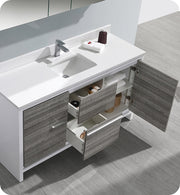 Fresca Allier Rio Single Sink Modern Bathroom Vanity w/ Top & Sink