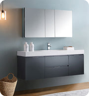Fresca Valencia Wall Hung Modern Bathroom Vanity