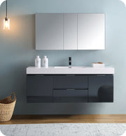 Fresca Valencia Wall Hung Modern Bathroom Vanity