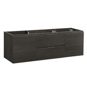 Fresca Valencia 60`` Wall Hung Single Sink Modern Bathroom Cabinet