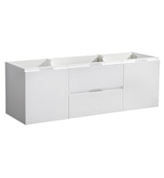 Fresca Valencia 60`` Wall Hung Single Sink Modern Bathroom Cabinet