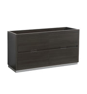 Fresca Valencia 60`` Free Standing Double Sink Modern Bathroom Cabinet