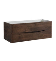 Fresca Tuscany 48`` Wall Hung Double Sink Modern Bathroom Cabinet