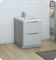 Fresca Tuscany Free Standing Modern Bathroom Cabinet w/ Integrated Sink