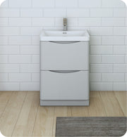 Fresca Tuscany Free Standing Modern Bathroom Cabinet w/ Integrated Sink