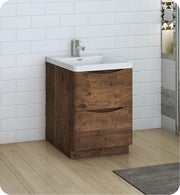 Fresca Tuscany Free Standing Modern Bathroom Cabinet w/ Integrated Sink