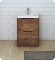 Fresca Tuscany Free Standing Modern Bathroom Cabinet w/ Integrated Sink