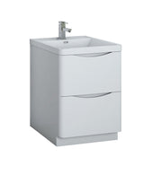 Fresca Tuscany Free Standing Modern Bathroom Cabinet w/ Integrated Sink