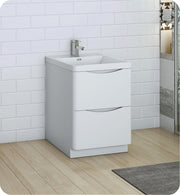 Fresca Tuscany Free Standing Modern Bathroom Cabinet w/ Integrated Sink