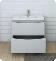Fresca Tuscany Free Standing Modern Bathroom Cabinet w/ Integrated Sink