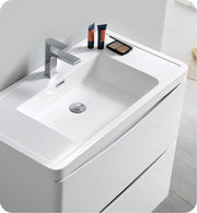 Fresca Tuscany Free Standing Modern Bathroom Cabinet w/ Integrated Sink