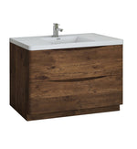 Fresca Tuscany Free Standing Modern Bathroom Cabinet w/ Integrated Sink