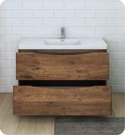 Fresca Tuscany Free Standing Modern Bathroom Cabinet w/ Integrated Sink