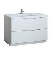Fresca Tuscany Free Standing Modern Bathroom Cabinet w/ Integrated Sink